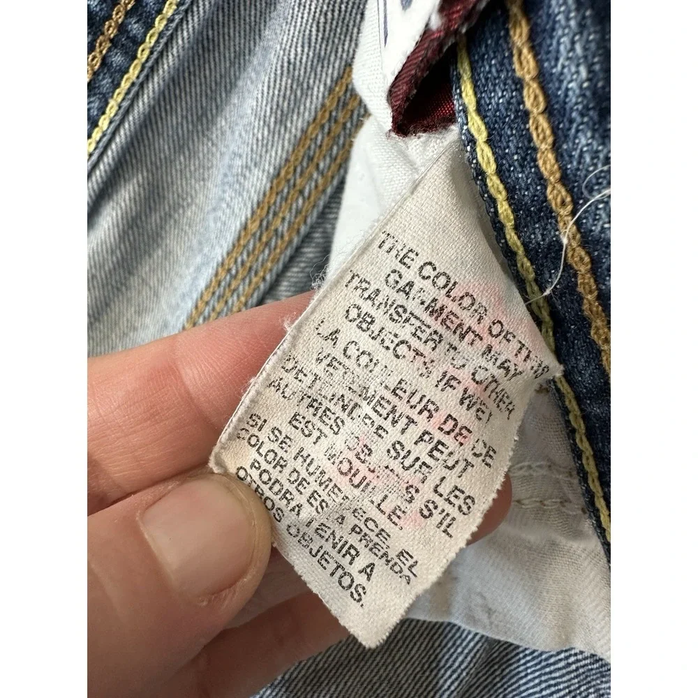 Vintage Tommy Jeans Shorts Mens 32 Blue Carpenter Denim Jorts Hilfiger Baggy